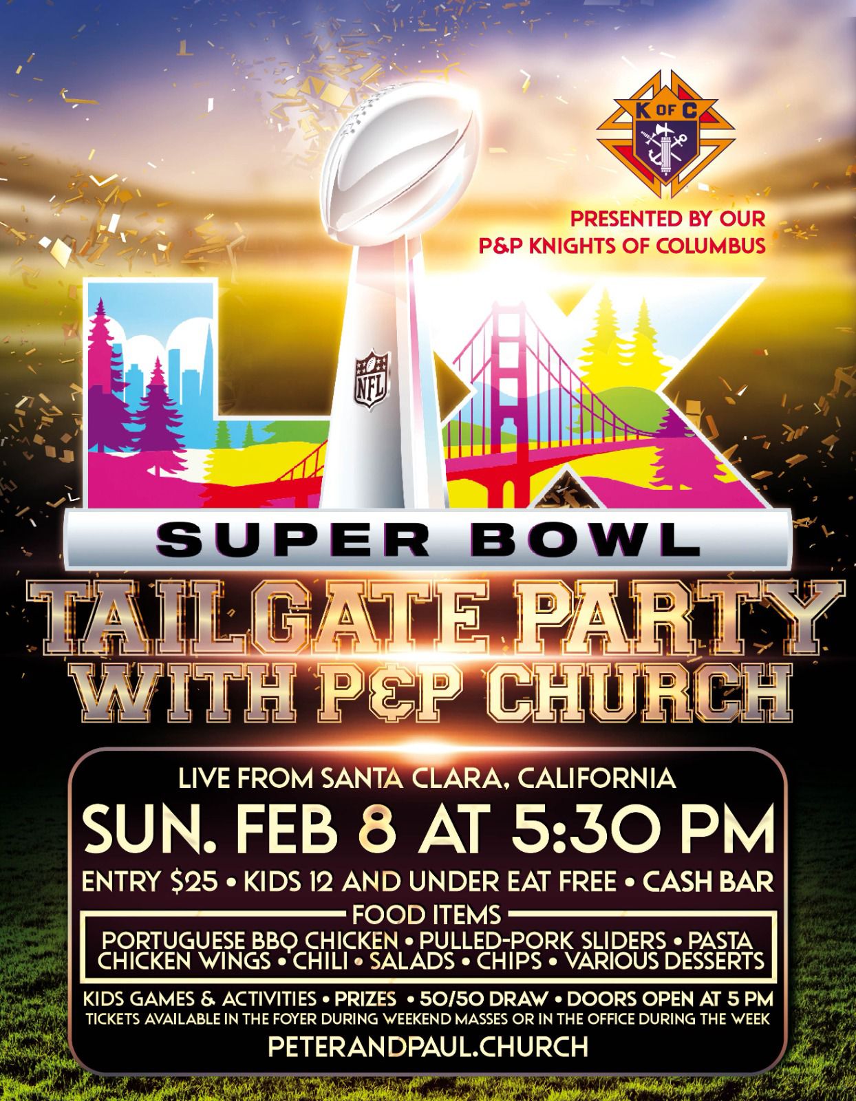 SUPER BOWL TAILGATE PARTY 2026